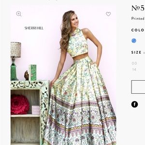 Sherri Hill 2 piece “Ball Gown” size 4
